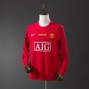 Manchester United 07/08 Home Champions League Long Sleeve Retro Jersey