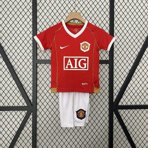 Manchester United 06/07 Home Kids Kit