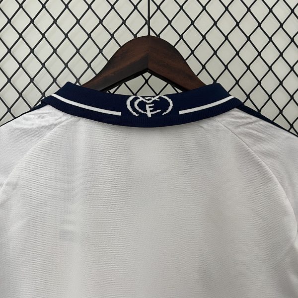 Real Madrid 00/01 Home Long Sleeve Retro Jersey