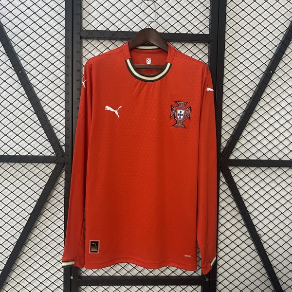 Portugal 2025 Home Long Sleeve Jersey