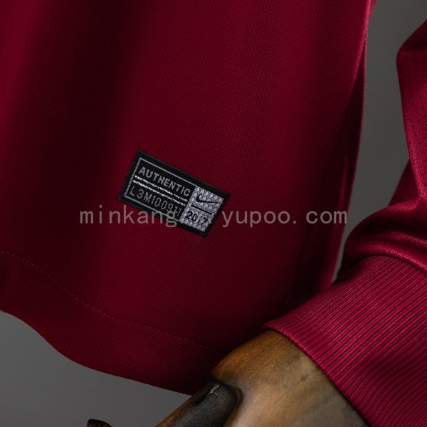 kb-201768112-2 Roma 17/18 Home Long Sleeve Retro Jersey