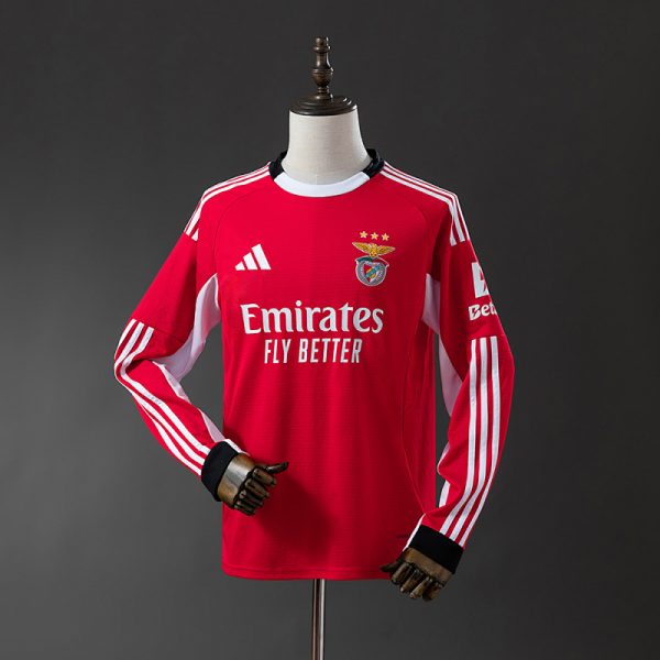 Benfica 25/26 Home Long Sleeve Jersey