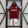 Aston Villa 25/26 Home Kids Kit