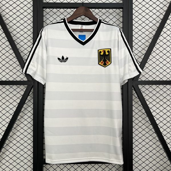 Germany 1984 White Retro Jersey