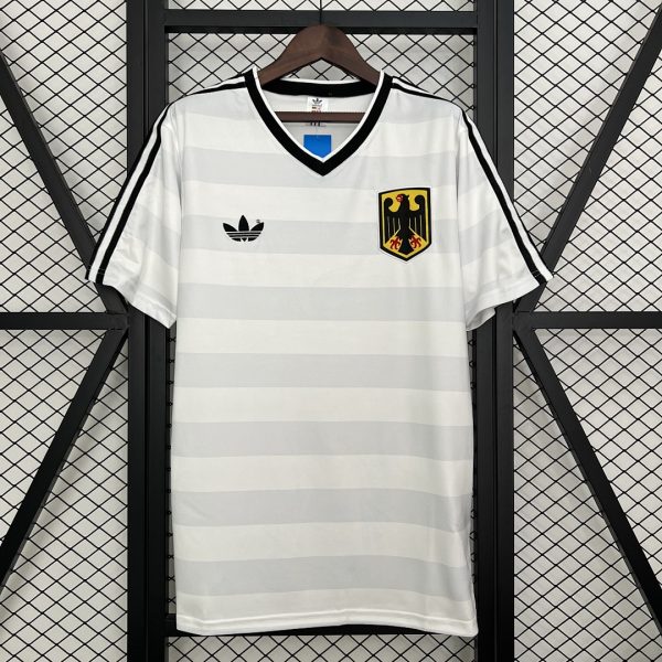 Germany 1984 White Retro Jersey