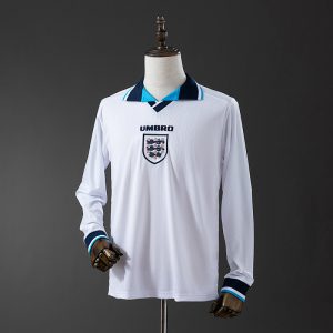 kb-212319215-1 England 1996 Home Long Sleeve Retro Jersey