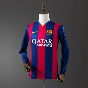 kb-212322198-1 Barcelona 14/15 Home Long Sleeve Retro Jersey
