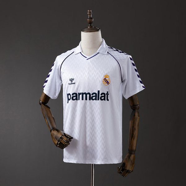 Real Madrid 86/87 Home Retro Jersey