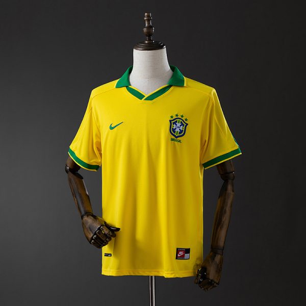 Brazil 1997 Home Retro Jersey