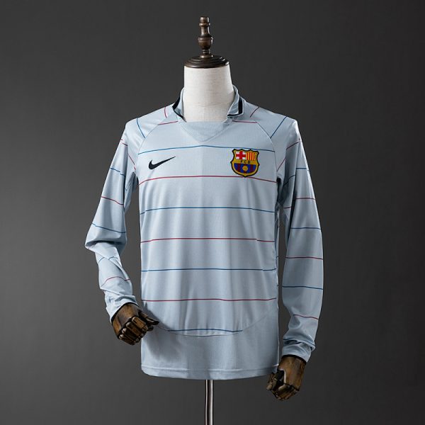 kb-212467565-1 Barcelona 03/04 Away Long Sleeve Retro Jersey