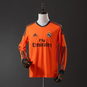 Real Madrid 13/14 Away Long Sleeve Retro Jersey