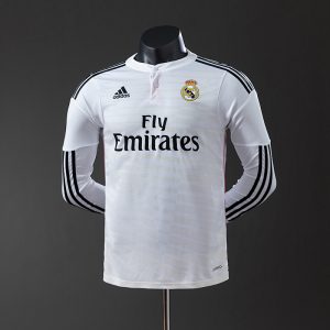 kb-212823044-1 Real Madrid 14/15 Home Long Sleeve Player Version Retro Jersey