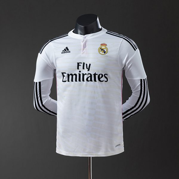 Real Madrid 14/15 Home Long Sleeve Player Version Retro Jersey