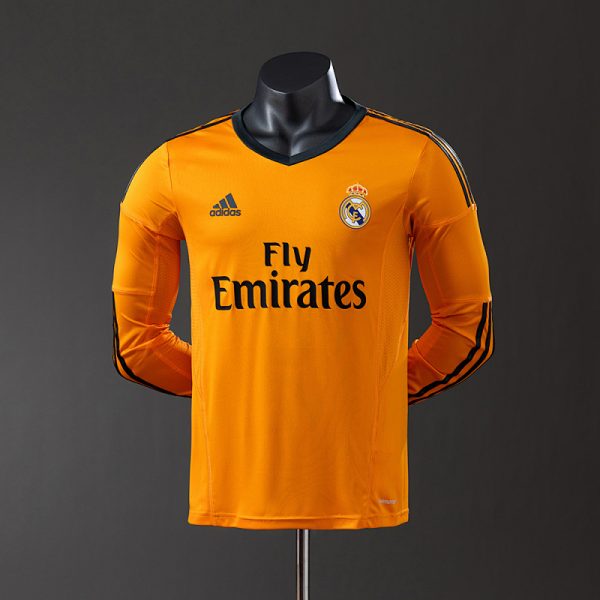 Real Madrid 13/14 Third Long Sleeve Player Version Retro Jersey