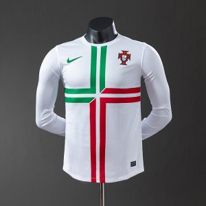 Portugal 2012 Away Long Sleeve Player Version Retro Jersey