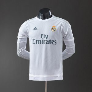 Real Madrid 15/16 Home Long Sleeve Player Version Retro Jersey
