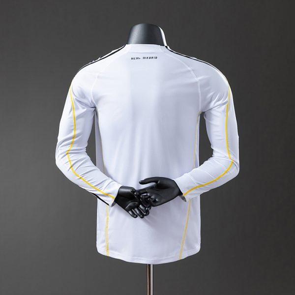 Real Madrid 09/10 Home Long Sleeve Player Version Retro Jersey