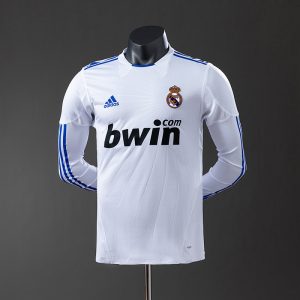 kb-212823304-1 Real Madrid 10/11 Home Long Sleeve Player Version Retro Jersey