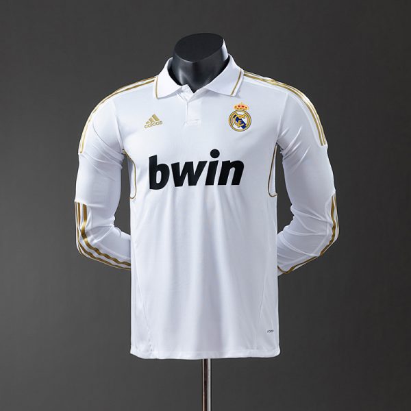 Real Madrid 11/12 Home Long Sleeve Player Version Retro Jersey