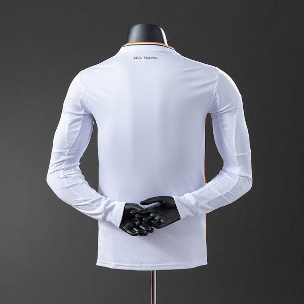 Real Madrid 13/14 Home Long Sleeve Player Version Retro Jersey