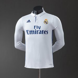 Real Madrid 16/17 Home Long Sleeve Player Version Retro Jersey