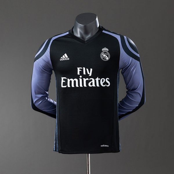Real Madrid 16/17 Third Long Sleeve Player Version Retro Jersey