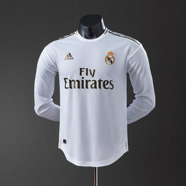 Real Madrid 1920 Home Long Sleeve Player Version Retro Jersey
