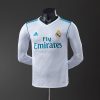 Real Madrid 17/18 Home Long Sleeve Player Version Retro Jersey
