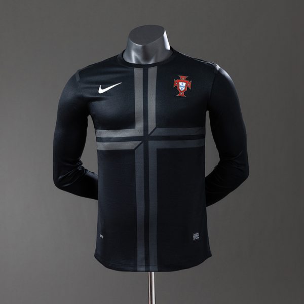Portugal 2013 Away Long Sleeve Player Version Retro Jersey