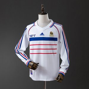 kb-212826877-1 France 1998 Away Long Sleeve Retro Jersey