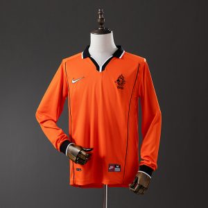 kb-212827132-1 Netherlands 1998 Home Long Sleeve Retro Jersey