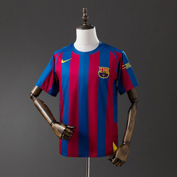 Barcelona 05/06 Home Champions League League Edition Retro Jersey