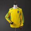 Brazil 2002 Home Long Sleeve Retro Jersey