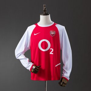 kb-213000953-1 Arsenal 04/05 Home Long Sleeve Retro Jersey