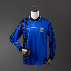 kb-213002670-1 Argentina 1994 Away Long Sleeve Retro Jersey