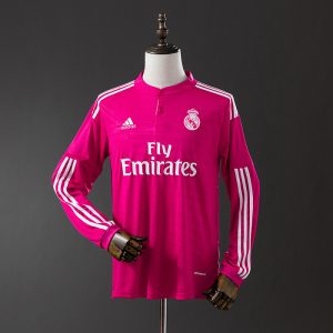 kb-213003030-1 Real Madrid 14/15 Away Long Sleeve Retro Jersey