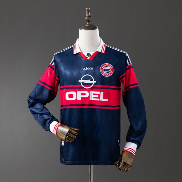 Bayern Munich 97/98 Away Long Sleeve Retro Jersey