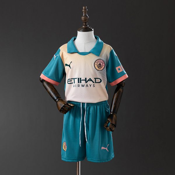 Manchester City 24/25 Fourth Kids Kit
