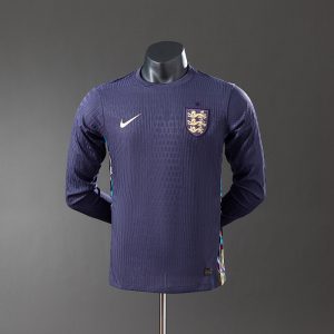 kb-213142720-1 England 2024 Away Long Sleeve Player Version Jersey