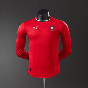 Portugal 2025 Home Long Sleeve Player Version Jersey