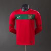 Portugal 2010 Home Long Sleeve Player Version Retro Jersey