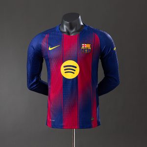 Barcelona 25/26 Home Long Sleeve Player Version Jersey