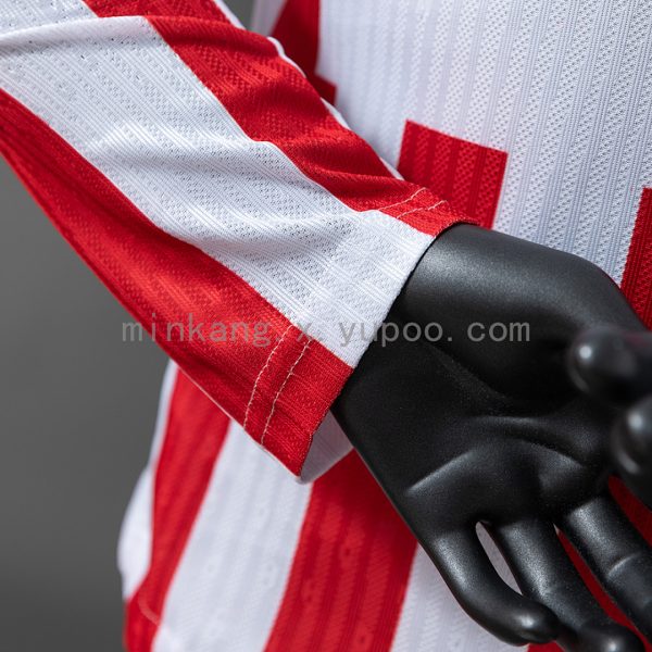 Atletico Madrid 25/26 Home Long Sleeve Player Version Jersey