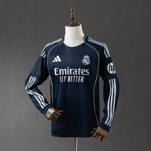 Real Madrid 25/26 Away Long Sleeve Jersey