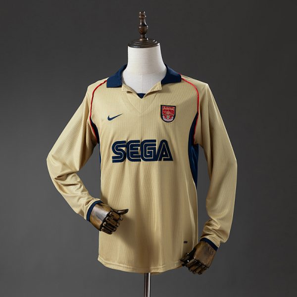 Arsenal 01/02 Away Long Sleeve Retro Jersey
