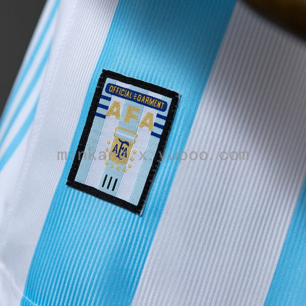 Argentina 1998 Home Long Sleeve Retro Jersey