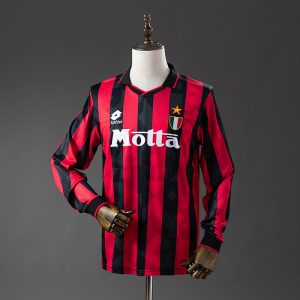 kb-213796207-1 AC Milan 93/94 Home Long Sleeve Jersey