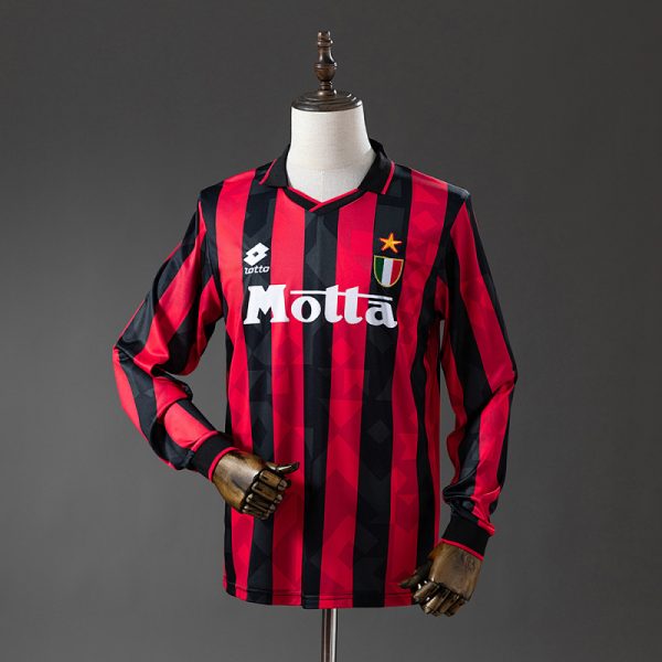 AC Milan 93/94 Home Long Sleeve Jersey