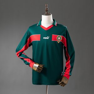 kb-213796209-1 Morocco 1998 Home Long Sleeve Retro Jersey