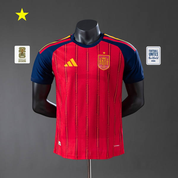 kb-217241166-2 Spain 2026 Home Player Version Jersey